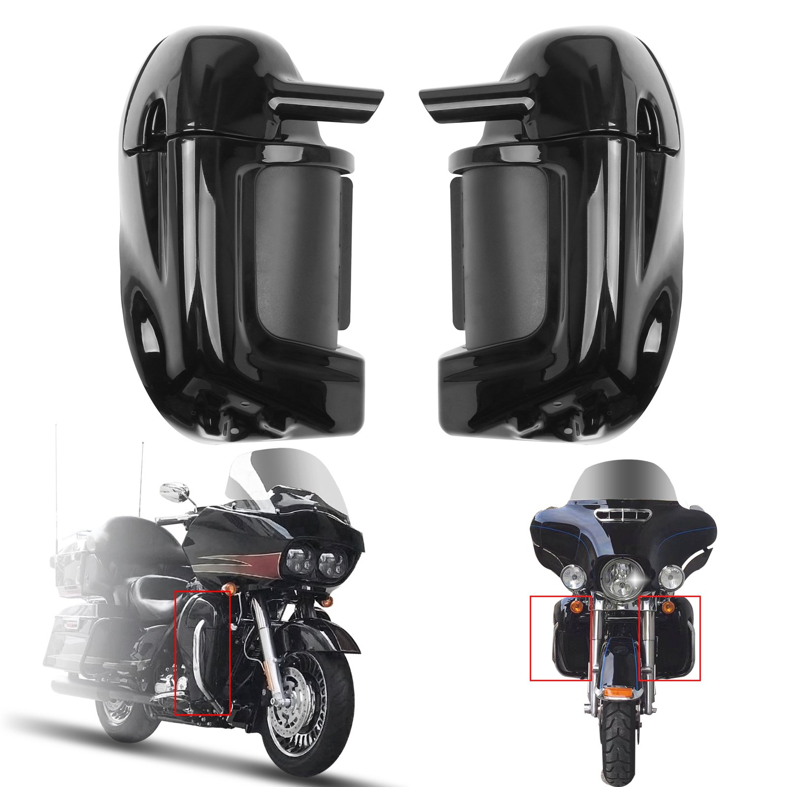 Topteng Lower Leg gelüftete Fairings Glove Box für Har-Ley Road Street Electra Glide 1983-1913 Topteng Lower Leg gelüftete Fairings Glove Box für Har-Ley Road Street Electra Glide 1983-1913 von Topteng