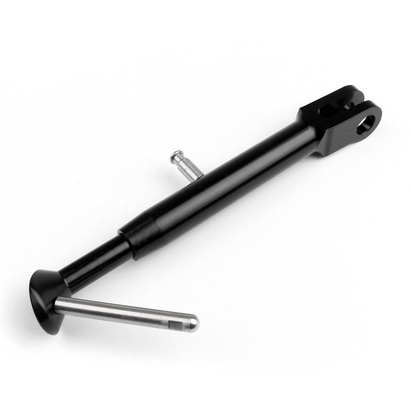 Topteng Motorrad CNC Aluminium Einstellbare Absenkung Kick Stand Seitenständer Kit Kickstand für Yamaha MT-07 FZ-07 2013-2017 von Topteng
