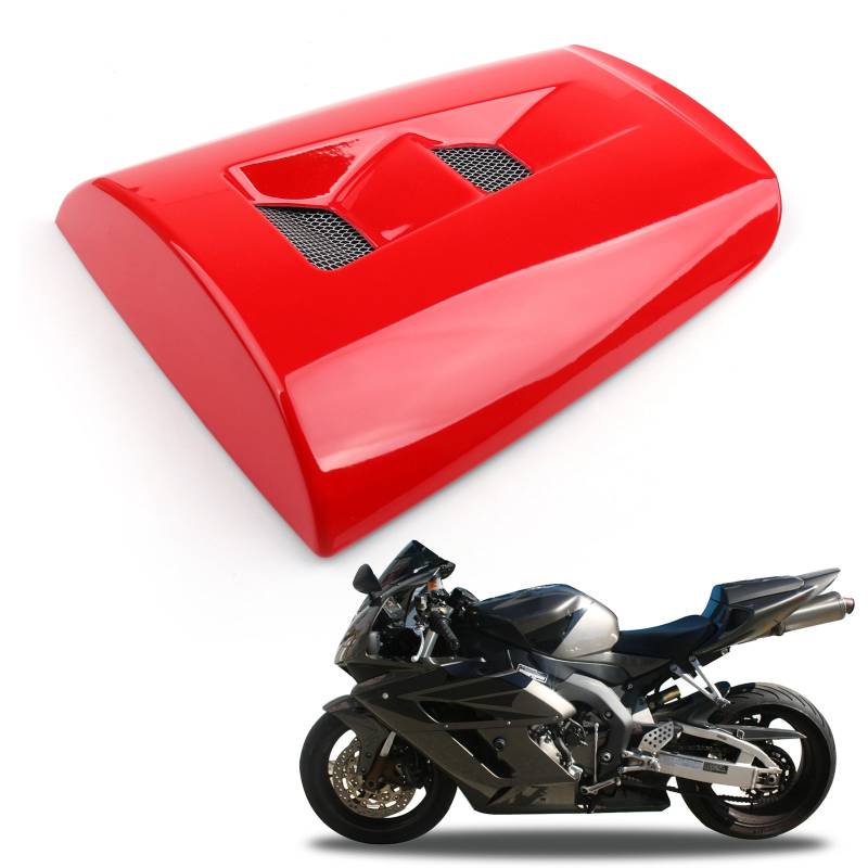 Topteng Motorrad Hinten Sozius-Sitz, Motorrad Fondpassagier Soziusabdeckung ABS Pad Motor Verkleidung Heckabdeckung für Hon-da CBR 1000 RR 2004-2007 von Topteng