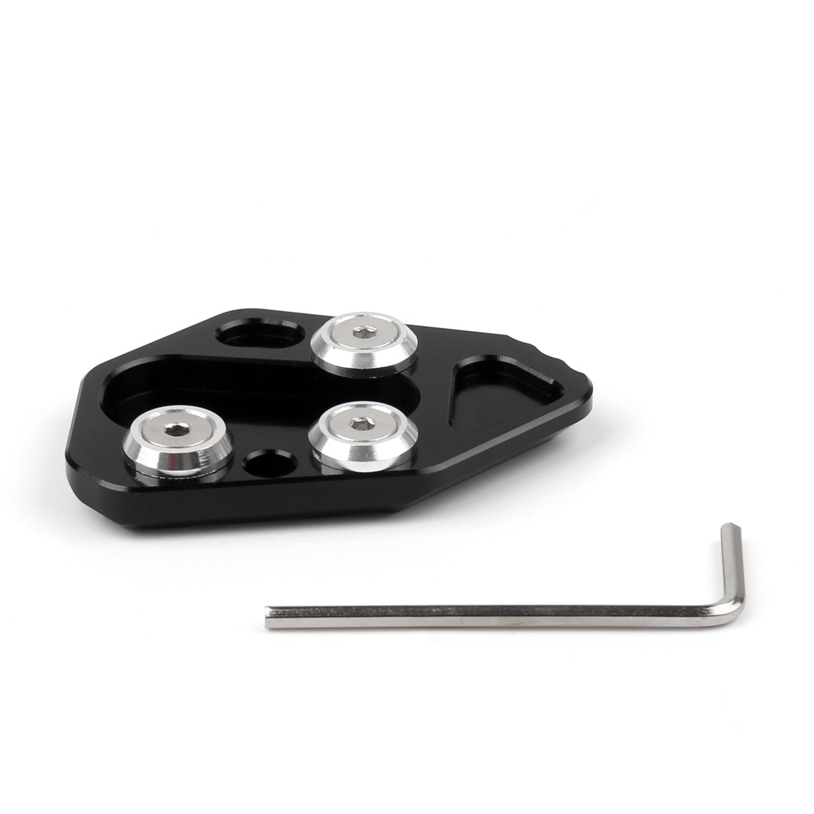Topteng Motorrad Ständer Pad, Seitenständer Verlängerung Ständer mit CNC Aluminium für B-M-W F800R 09-15 HP2 SPORT 08-10 R1200S Topteng Motorrad Ständer Pad, Seitenständer Verlängerung Ständer mit CNC Aluminium für B-M-W F800R 09-15 HP2 SPORT 08-10 R1200S von Topteng