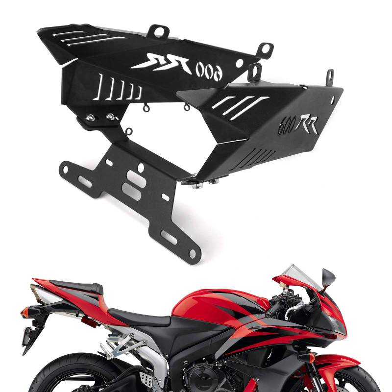 Topteng Motorrad hinten Kennzeichenhalter Halter für Hon-da CBR600RR 2007-2011 von Topteng