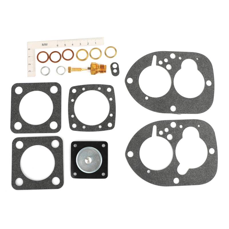 Topteng Vergaser Reparatursatz passend für Volvo Penta SOLEX 44 PA-1 INBOARD Marine 856471 856472 von Topteng