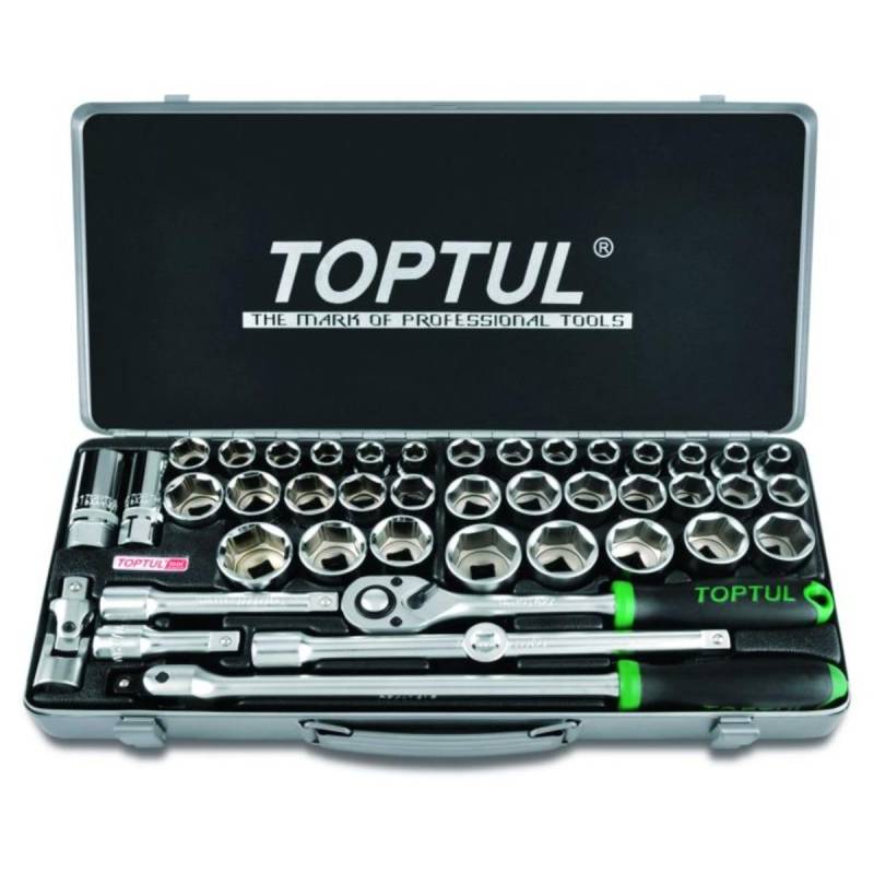 Steckschlüsselsatz TOPTUL 1/2 zoll 43 Stück von TOPTUL