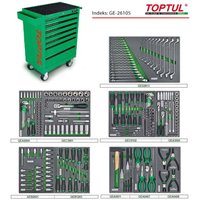 Werkzeugwagen mit Ausstattung TOPTUL GE-26105 von Toptul