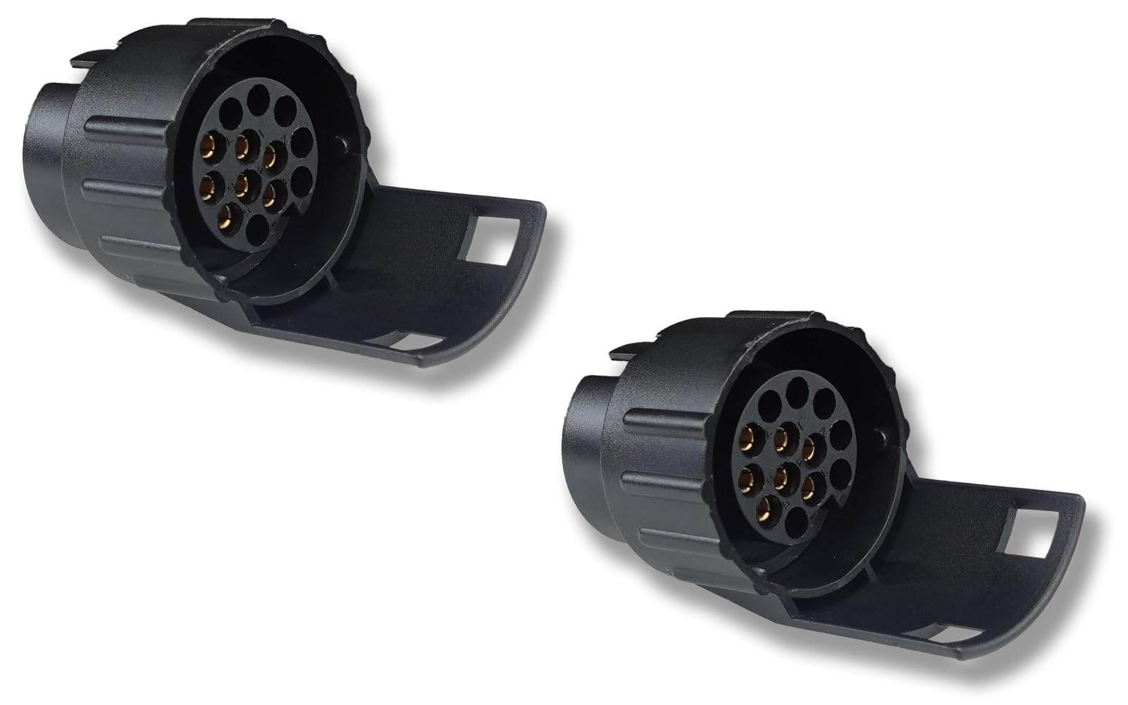 Torado 2 x Anhänger Adapter 13 auf 7 Polig Stecker Adapter 2er-Set Anhängerstecker alt auf neu Anhänger Zubehör Hänger Adapter Torado 2 x Anhänger Adapter 13 auf 7 Polig Stecker Adapter 2er-Set Anhängerstecker alt auf neu Anhänger Zubehör Hänger Adapter von Torado