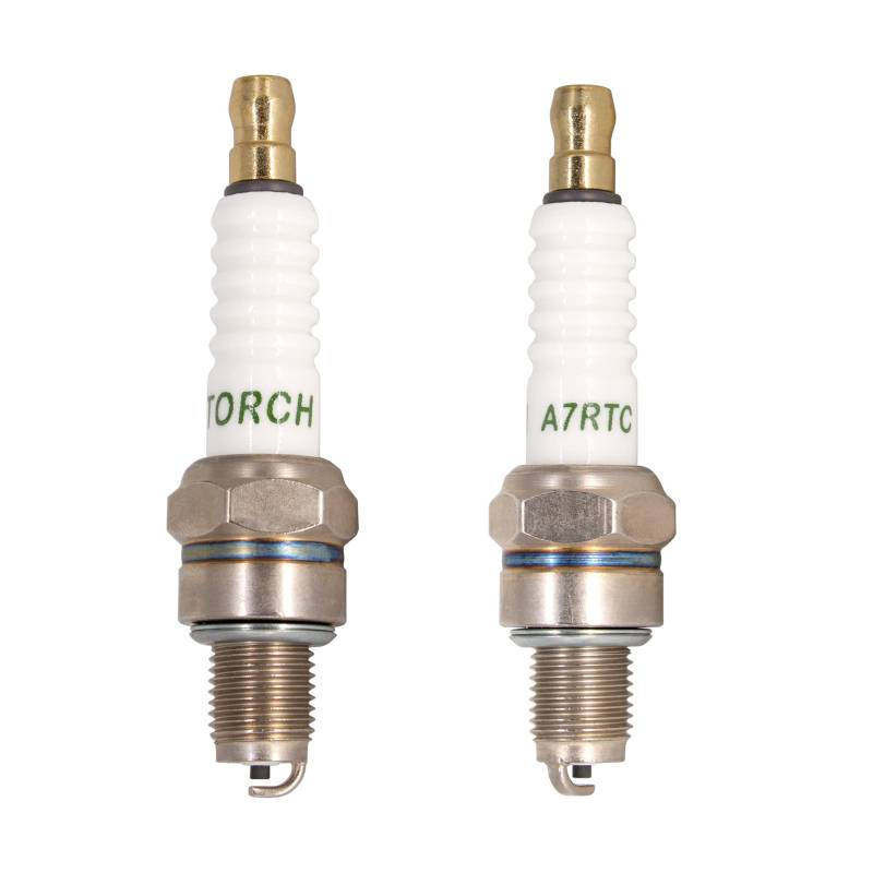 TORCH 2 stk A7RTC Zündkerze Ersetzen für NGK 4549 Zündkerze CR7HSA 4629/C7HSA, für 4008/U22FSR-U 5383/IUF22, für UR3AS Zündkerze, für Z9Y Copper Plus Zündkerze 808, OEM von Torch