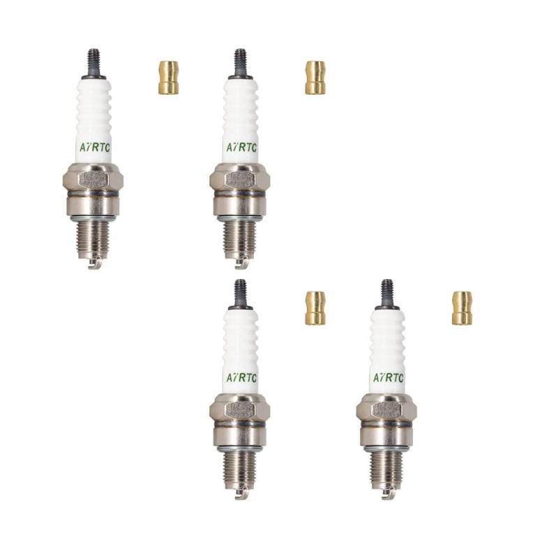 TORCH 4 stk A7RTC Zündkerze Ersetzen für 4549 Zündkerze CR7HSA 4629/C7HSA, für 4008/U22FSR-U 5383/IUF22, für UR3AS Zündkerze, für Z9Y Copper Plus Zündkerze 808, OEM von Torch