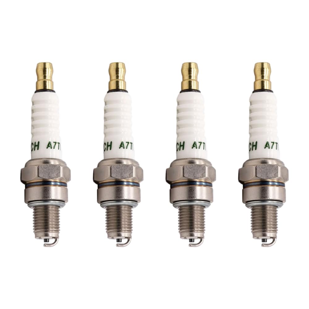 TORCH 4 stk A7TC Zündkerze Ersetzen für 4549/CR7HSA 4629/C7HSA Zündkerze, für Z8YC Z9Y Z8 Zündkerze, für 5383/IUF22 U22FS-U U22FSR-U Zündkerze, OEM von Torch