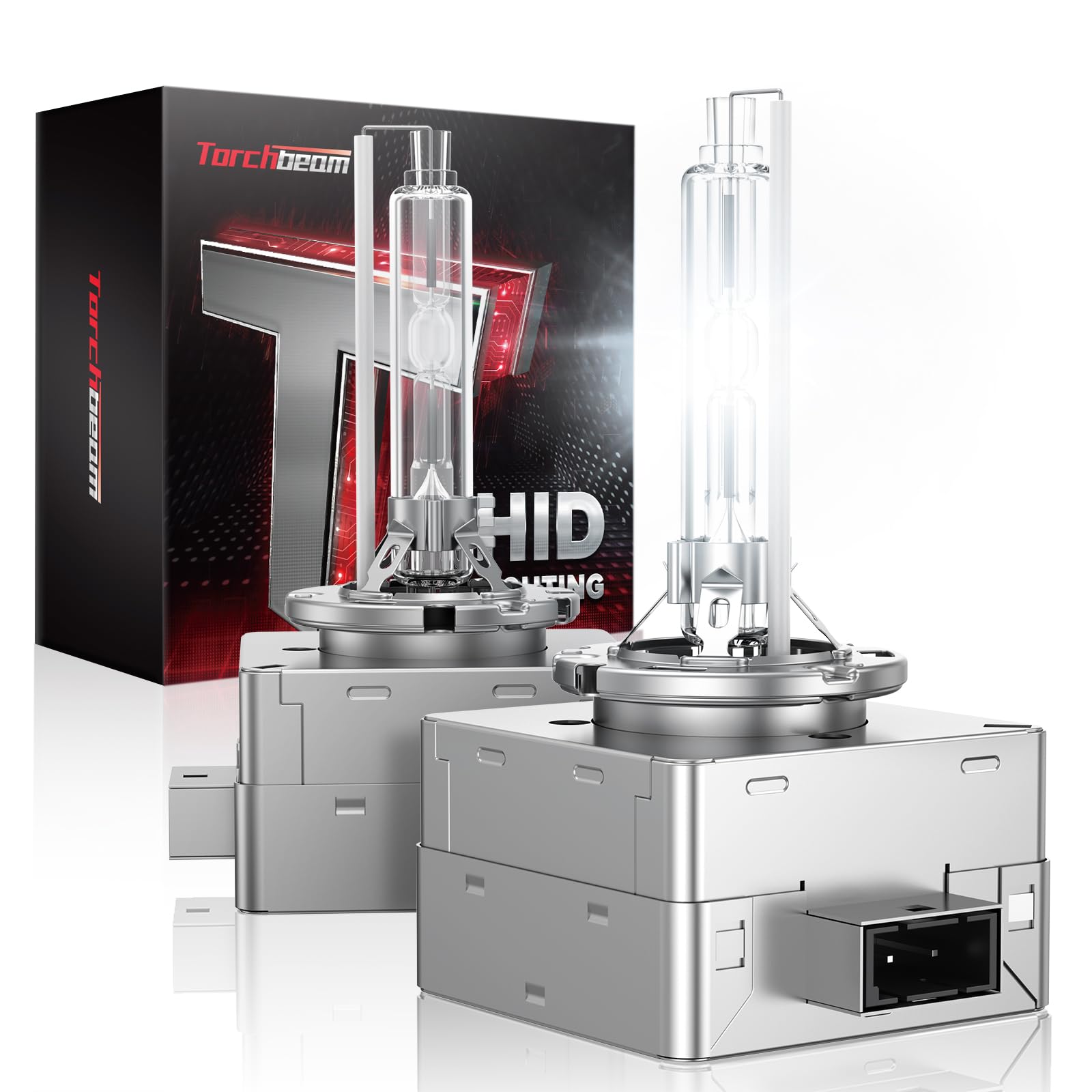 Torchbeam D3S Xenon-Glühlampen, 6000K Diamantweiß Xenon-Scheinwerferbirnen, Fernlicht Abblendlicht HID-Lampen für Scheinwerfer Ersatz, 2er-Pack Torchbeam D3S Xenon-Glühlampen, 6000K Diamantweiß Xenon-Scheinwerferbirnen, Fernlicht Abblendlicht HID-Lampen für Scheinwerfer Ersatz, 2er-Pack von Torchbeam