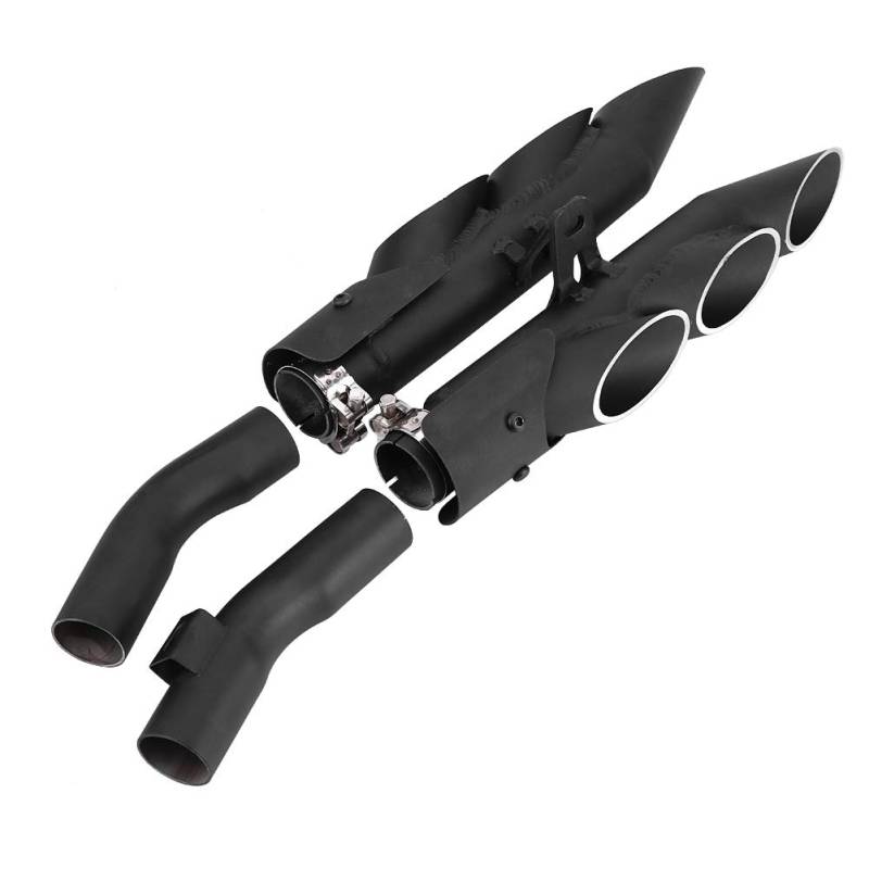 Torvex Auspuffanschluss, Muffler-Verbindungsrohr mit mittlerem Rohr kompatibel mit Z1000 2010-2016, Motorradablöcher Muffler Mittelrohrersatz von Torvex