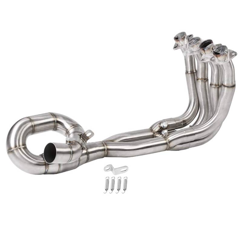 Torvex Auspuffrohr-Kit, Motorrad-Header-Verknüpfungsrohrsystem Voller Auspuff für YZF R6 2006-2018 von Torvex