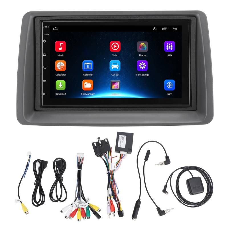 Torvex -Auto -Stereo -System, kompatibel mit Panda 2003 bis 2012 7in Touchscreen GPS -Navigation Android 12 Wireless Carplay Radio Unit (2+32+Carplay) von Torvex