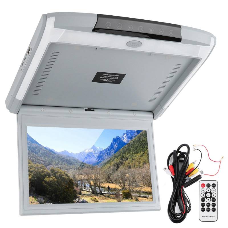 Torvex -Autodeckermonitor, 11,6 Zoll HD 1080p TV MP5 Display -Bildschirm mit USB TF HDMI FM, Fernbedienung für das Autodachunterhaltungssystem von Torvex