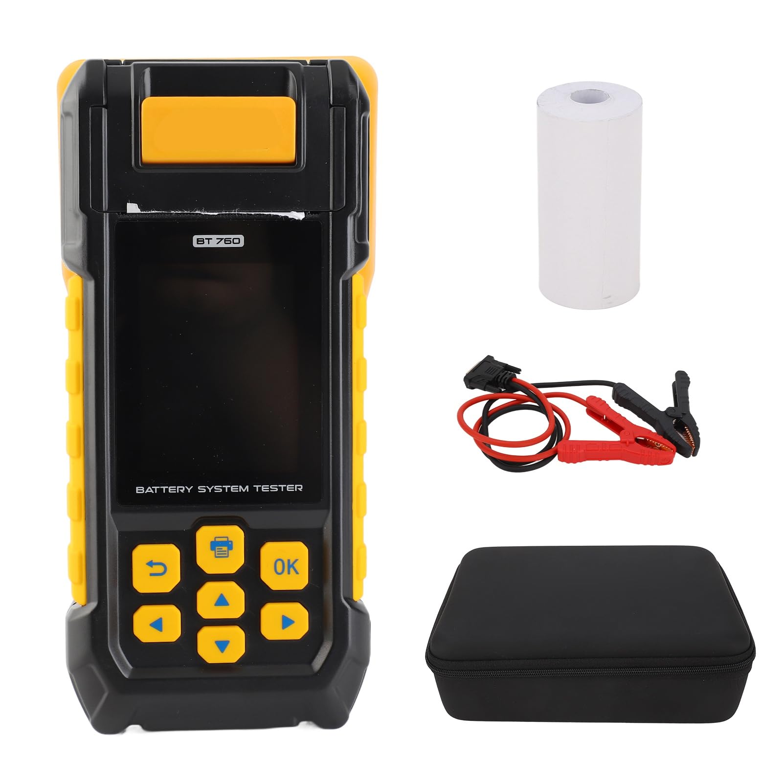 Torvex Batterie -Lastentester, 12 -V -Auto -Batterie -Analysator -Werkzeug mit Drucker, digitaler Automobilbatteriestester mit mehrsprachiger Anzeige mit mehreren Sprachen Torvex Batterie -Lastentester, 12 -V -Auto -Batterie -Analysator -Werkzeug mit Drucker, digitaler Automobilbatteriestester mit mehrsprachiger Anzeige mit mehreren Sprachen von Torvex