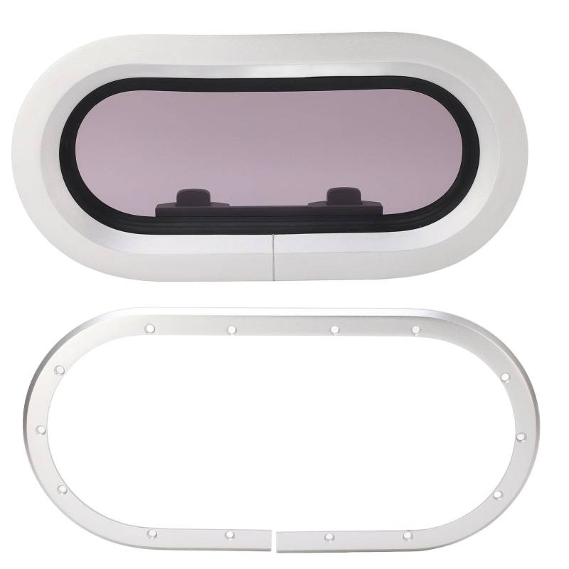Torvex Bullaulostie Fensterboot luke Marine Portlight 345x175mm interne Öffnung UV -Blockierung für Yacht RV von Torvex