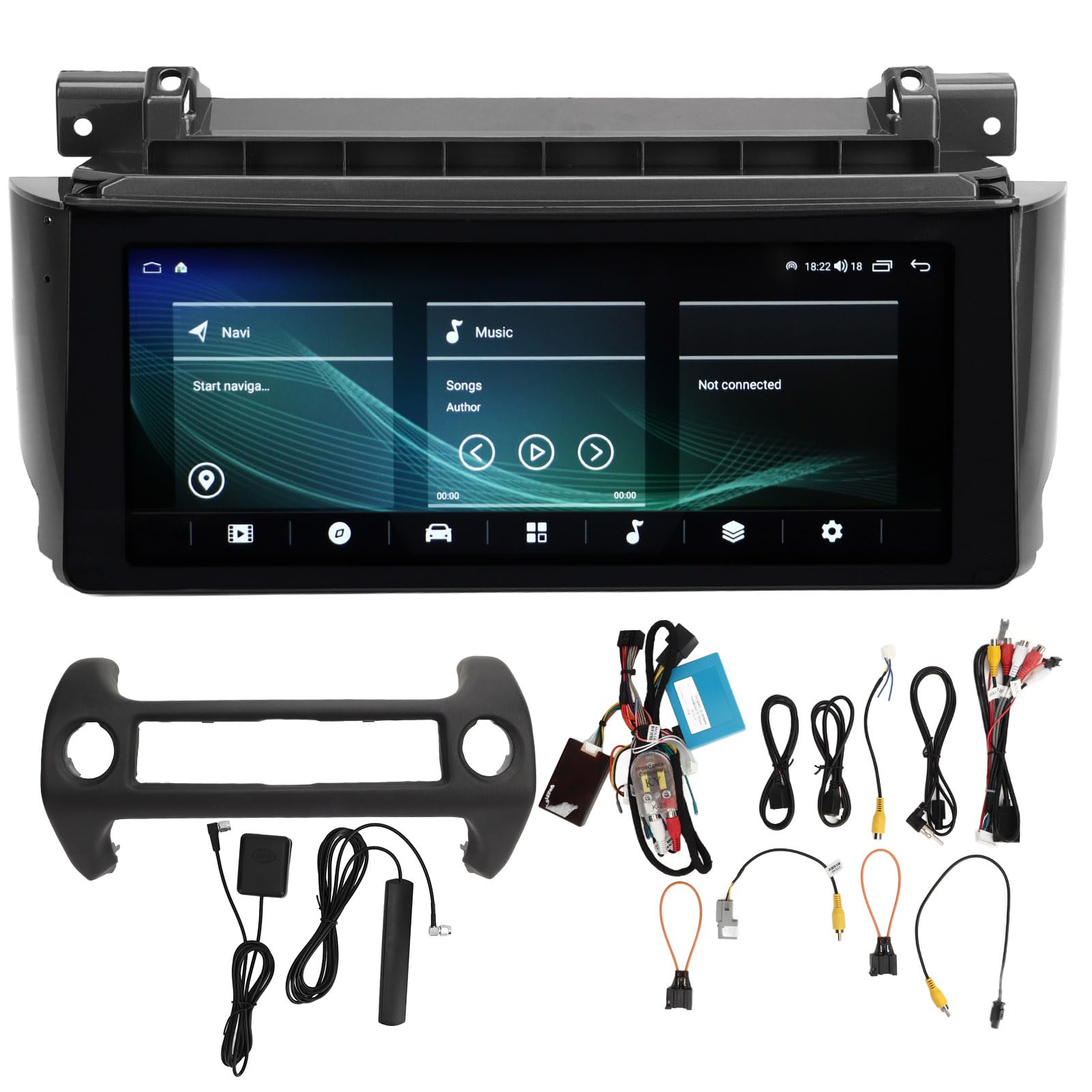 Torvex Car Multimedia Player, kompatibel mit Vogue V8 L322, 12,3 Zoll Android Head Unit, drahtloses CarPlay -Navigationssandsystem (6+128g) von Torvex