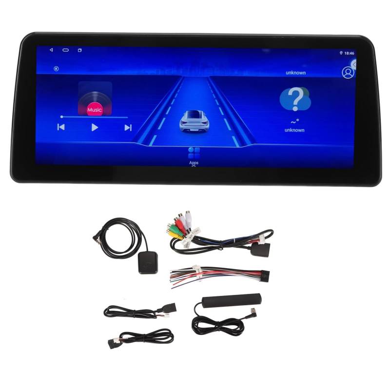 Torvex CarPlay Stereo -Touchscreen -Navigationssystem Wireless GPS -Player 12.3in Backup -Kamera -Kit Universal Car Multimedia -Einheit (Nicht 360 Panoramablick unterstützen) von Torvex