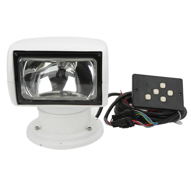 Torvex Ferngesteuertes Searchlight Marine Spotlight, Boat Forwing Work Lamp, 100 W IP67 Remote Control Projectlight für Yacht Truck Car 320 Grad Rotation (Dc12V) von Torvex