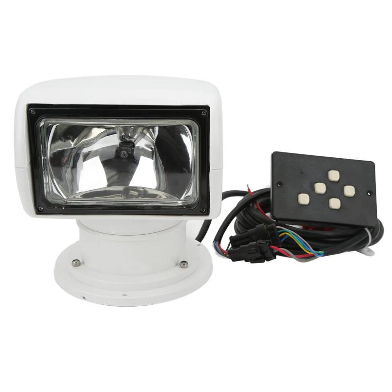 Torvex Ferngesteuertes Searchlight Marine Spotlight, Boat Forwing Work Lamp, 100 W IP67 Remote Control Projectlight für Yacht Truck Car 320 Grad Rotation (Dc24V) von Torvex