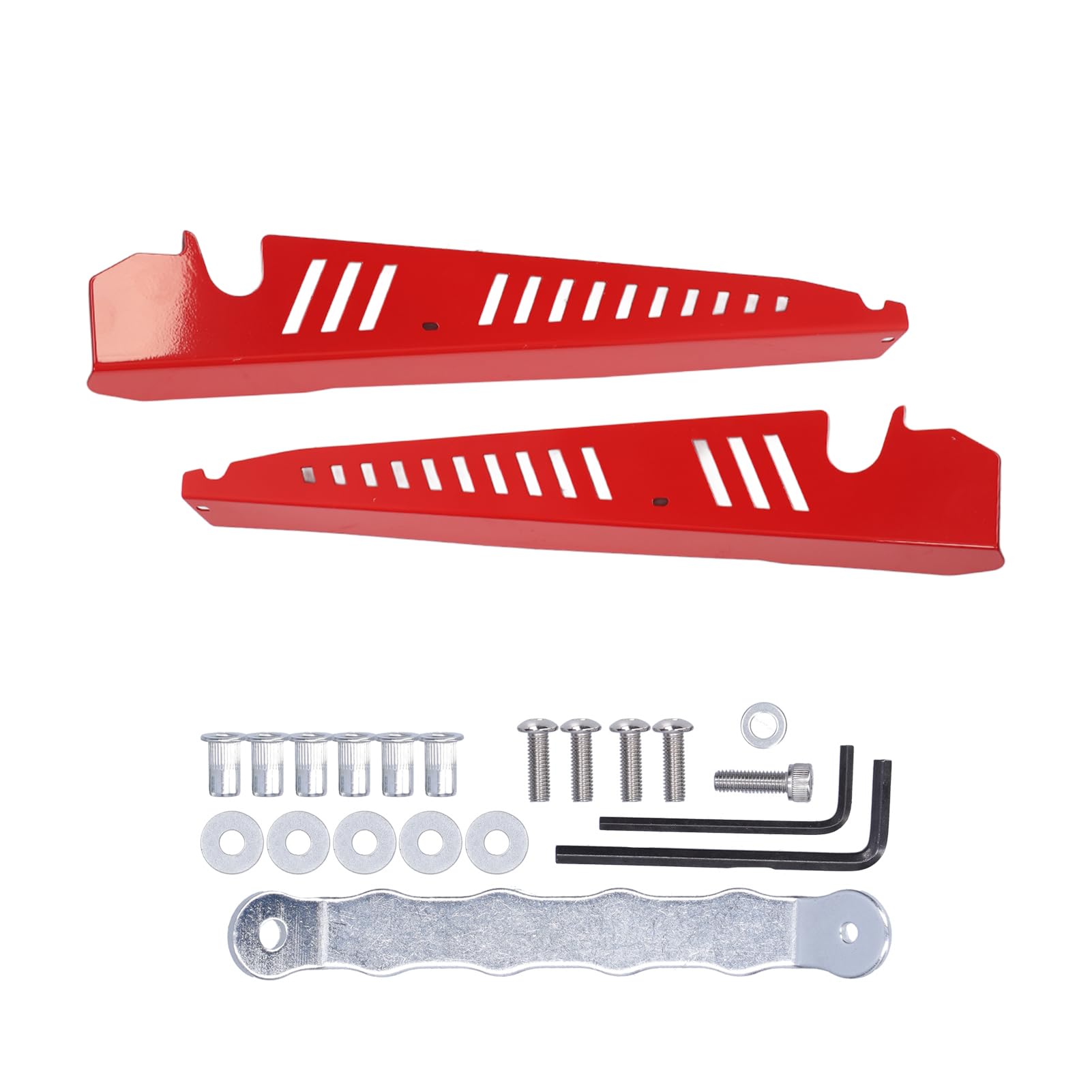 Torvex Kotflügelscharnern, Motorraumabdeckungen Seitentane Montage -Kit, kompatibel mit WRX STI 2015–2020 (Rot) von Torvex