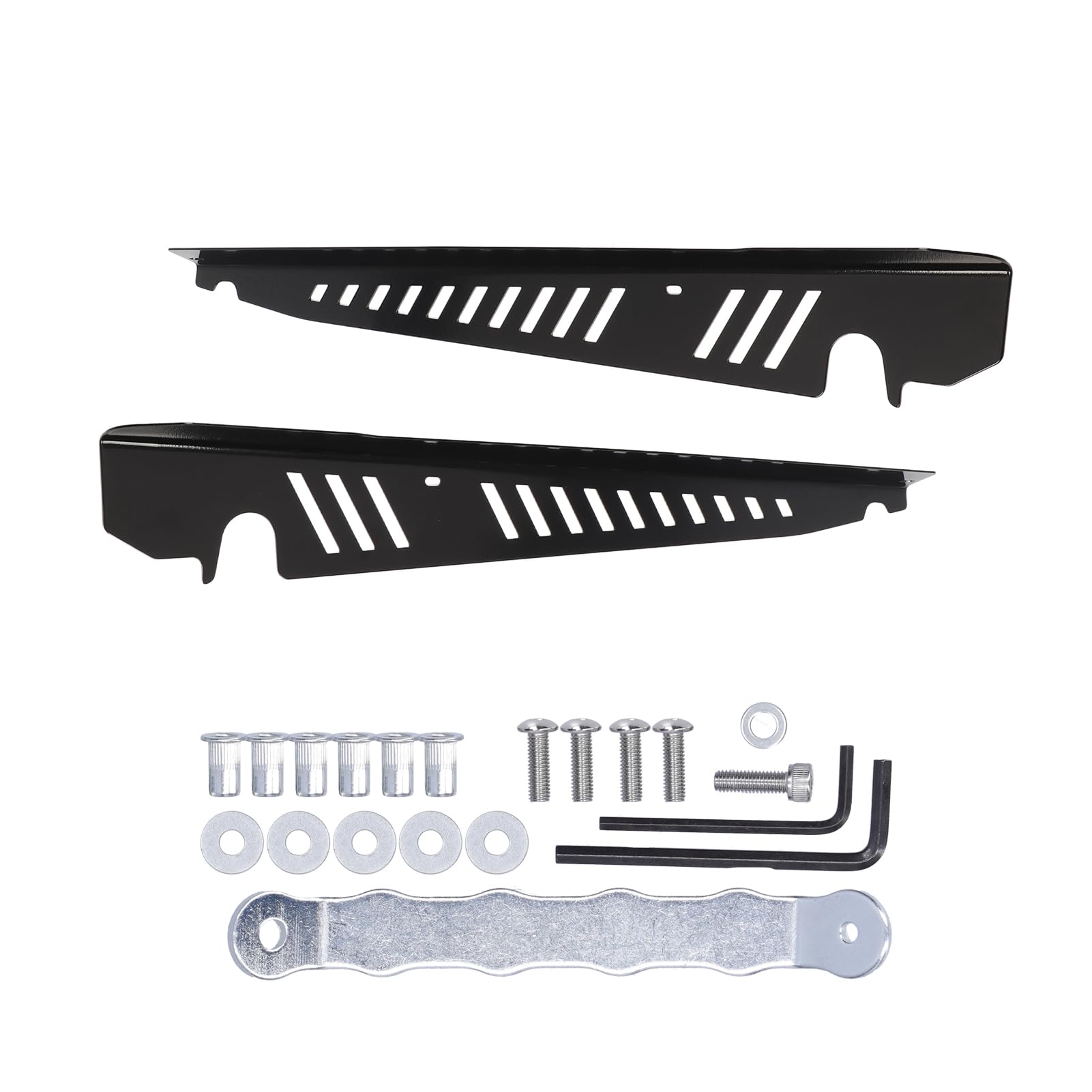 Torvex Kotflügelscharnern, Motorraumabdeckungen Seitentane Montage -Kit, kompatibel mit WRX STI 2015–2020 (Schwarz) von Torvex