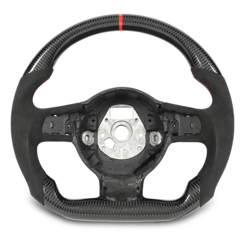 Torvex Lenkradbaugruppe Kohlefaser Wildlederrad kompatibel mit TT TTRs 8J MK2 MK1 2007 bis 2015 Benutzerdefinierte Lenkradwiederlieferung von Torvex