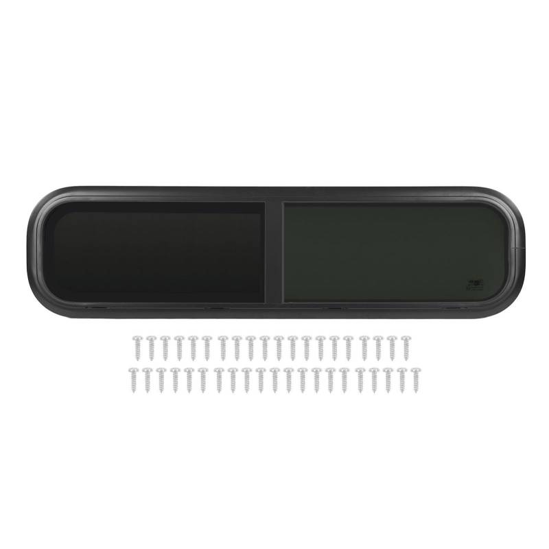 Torvex RV -Fenster Schiebeplatte horizontale Anhänger Fenster Insektenbildschirm für Wohnwagen Camping RV -Fensterwechsel (Dla grubości ściany: 43 do 48 mm) von Torvex