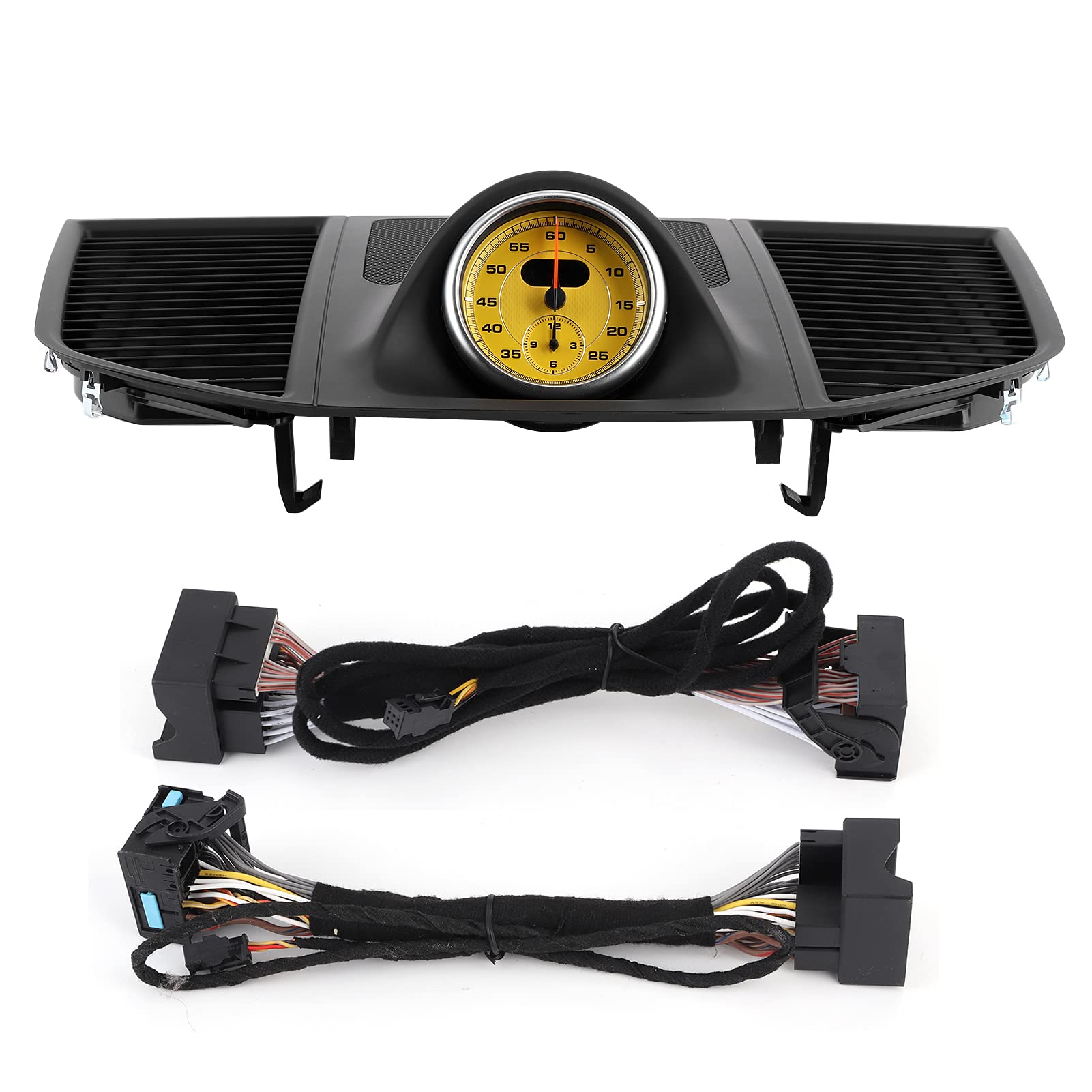 Torvex Taktplatte Abdeckung Chrono Dashboard -Trim kompatibel mit 2014-2016 Dash Clock Instrument Panel obere Abdeckung (Cronómetro amarillo) von Torvex