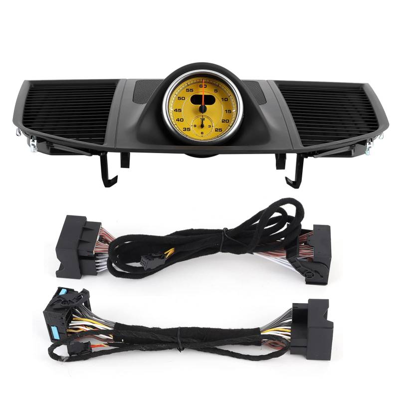 Torvex Taktplatte Abdeckung Chrono Dashboard -Trim kompatibel mit 2014-2016 Dash Clock Instrument Panel obere Abdeckung (Cronómetro amarillo) von Torvex