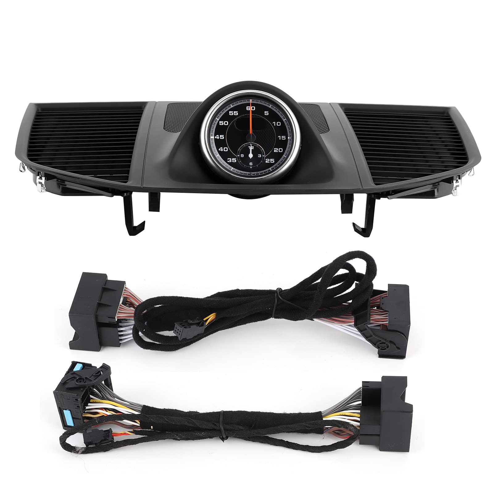 Torvex Taktplatte Abdeckung Chrono Dashboard -Trim kompatibel mit 2014-2016 Dash Clock Instrument Panel obere Abdeckung (Cronómetro negro) von Torvex