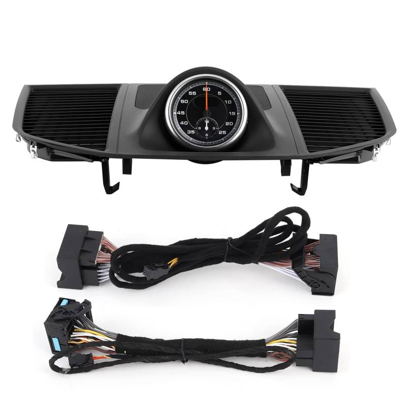 Torvex Taktplatte Abdeckung Chrono Dashboard -Trim kompatibel mit 2014-2016 Dash Clock Instrument Panel obere Abdeckung (Cronómetro negro) von Torvex