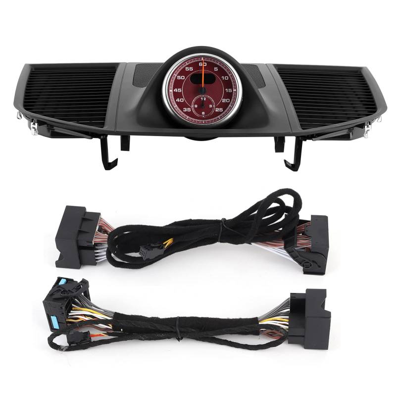 Torvex Taktplatte Abdeckung Chrono Dashboard -Trim kompatibel mit 2014-2016 Dash Clock Instrument Panel obere Abdeckung (Cronómetro rojo) von Torvex