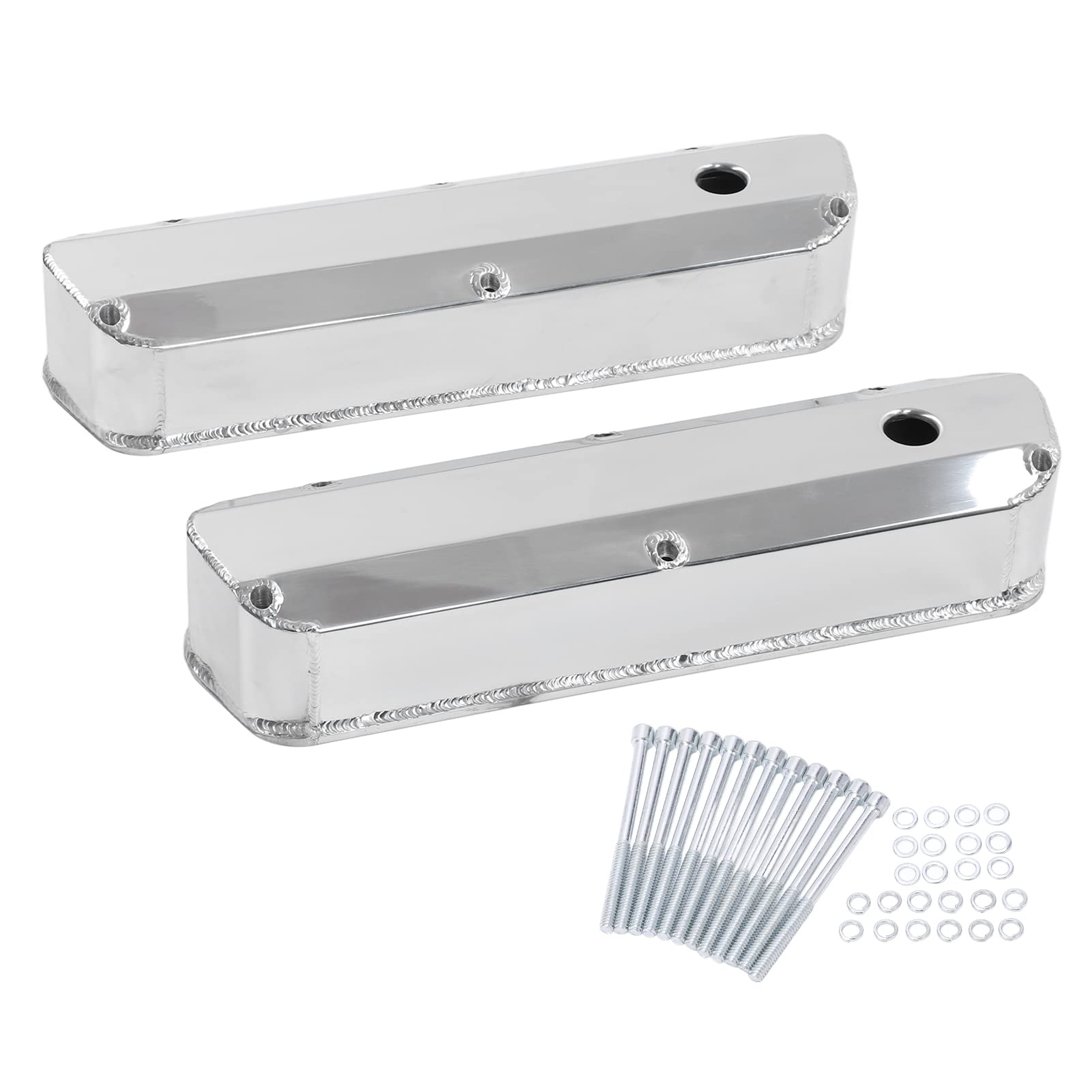 Torvex -Ventilabdeckungen Set, Motorhockerabdeckungspaar, kompatibel mit Small Block SBF 289 302 351W, Satin -Aluminium -Ventilabdeckung Ersatz 2PCs Torvex -Ventilabdeckungen Set, Motorhockerabdeckungspaar, kompatibel mit Small Block SBF 289 302 351W, Satin -Aluminium -Ventilabdeckung Ersatz 2PCs von Torvex