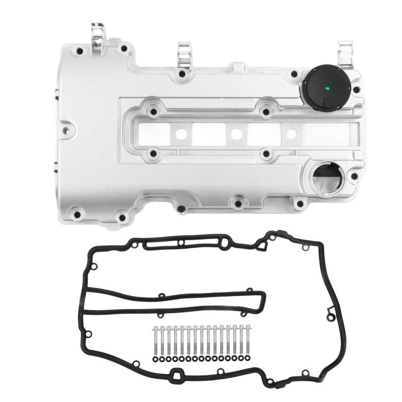 Torvex -Ventilabdeckungsbaugruppe, Motor -Nockenwellenabdeckung Ersatz 25198874 kompatibel mit Cruze Sonic Trax Volt, Aluminium -Leichtmetall -Ventilabdeckungskit kompatibel von Torvex