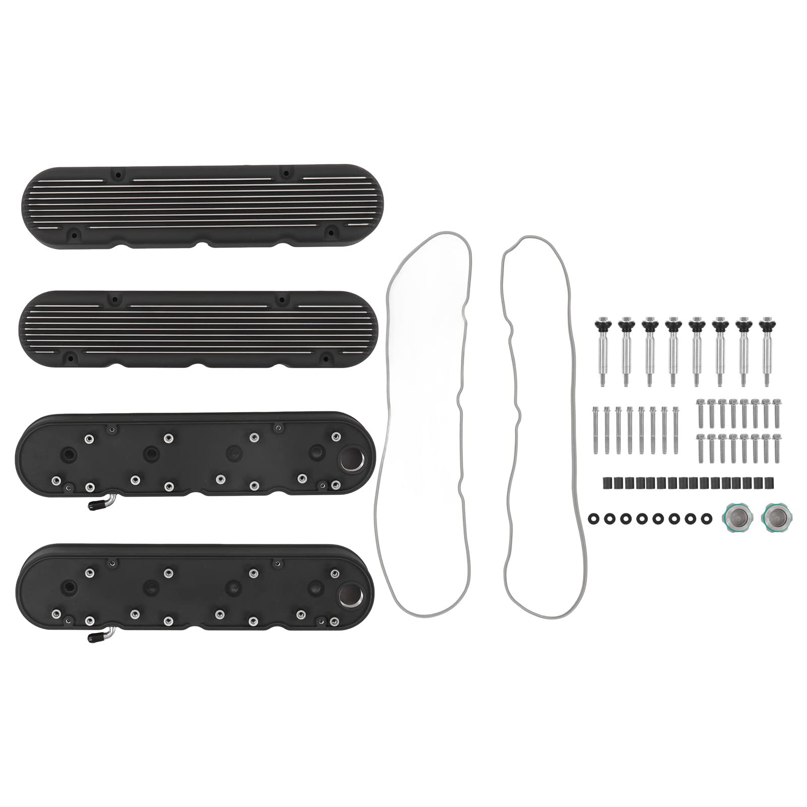 Torvex Ventilabdeckungssatz, verknüpfte Motorabdeckungsdichtung Kit kompatibel mit LS1 LS2 LS3 LS6 LS7, Aluminiumventilabdeckung Ersatzbaugruppe Torvex Ventilabdeckungssatz, verknüpfte Motorabdeckungsdichtung Kit kompatibel mit LS1 LS2 LS3 LS6 LS7, Aluminiumventilabdeckung Ersatzbaugruppe von Torvex