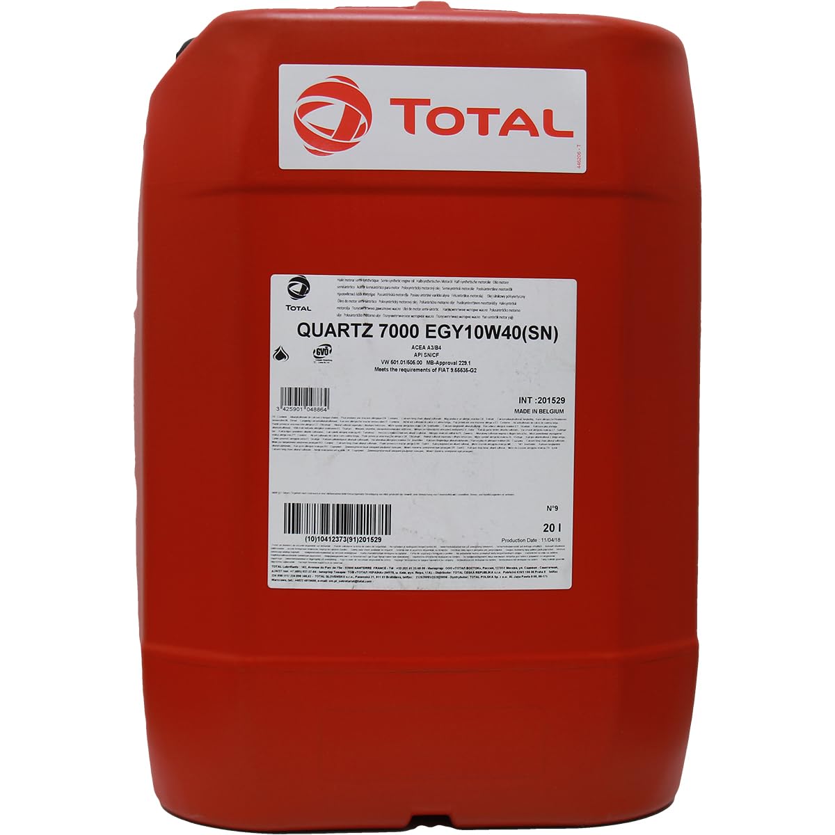 QUARTZ 7000 EGY10W40(SN) 20 Liter von Total