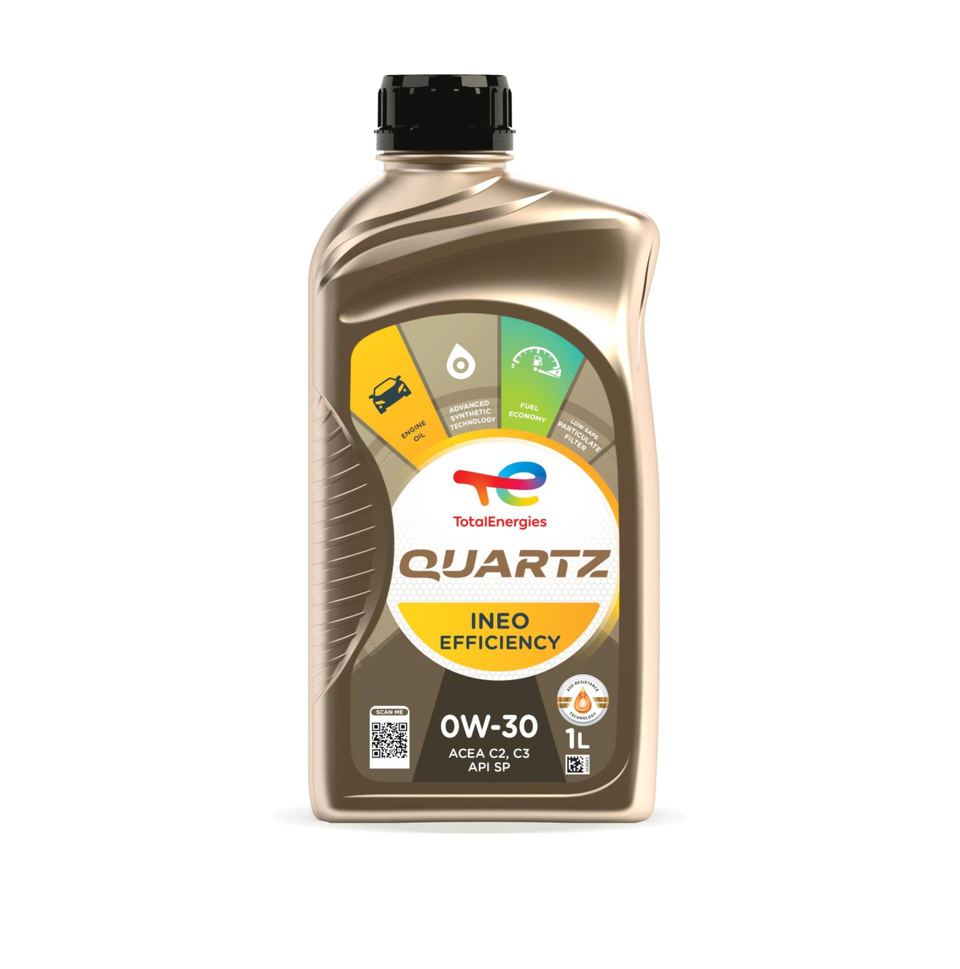 QUARTZ INEO EFFICEN 0W30 1 Liter von Total