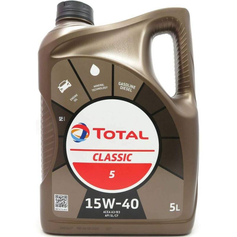 Total 156359 Classic 15W-40 Mineralöl, 5 Liter von Total