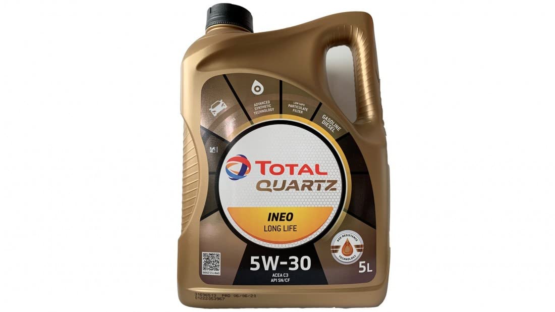 Total 181712 Quartz Ineo Long Life 5W-30 Motorenöl, 5 Liter von Total