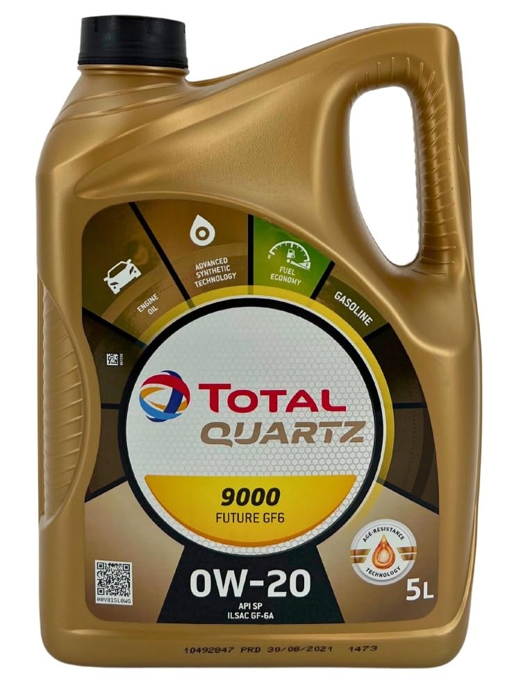 Total 5 Liter Quartz 9000 Future GF5 0W-20, Weiß, ebay_223757 von Total
