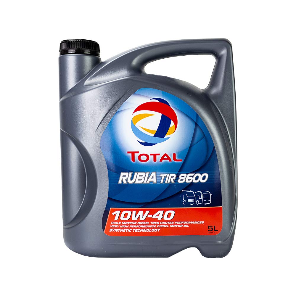 Total Motoröl Motorenöl Schmierung Schmiermittel Rubia Tir 8600 10W-40 5L 148590 von Total