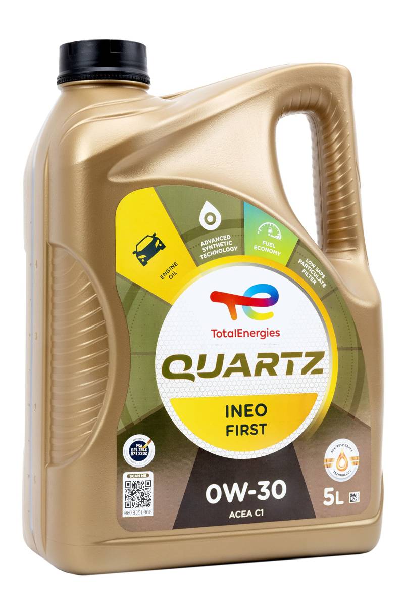 Total Quartz Ineo First 0W-30 5 Liter Motoröl von Total
