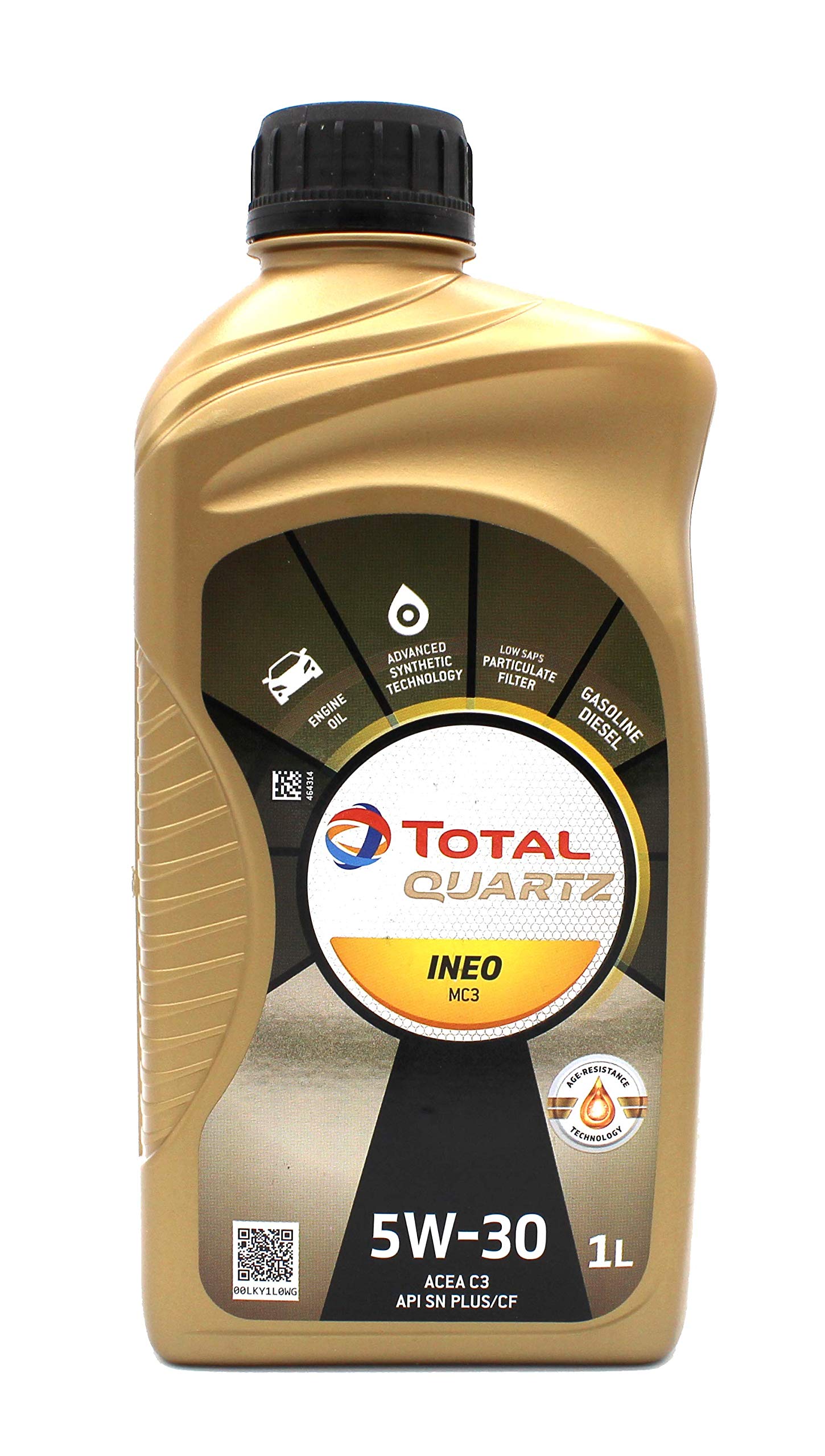 Total Quartz Ineo MC3 5W-30 Motoröl in der 1 Liter Dose von Total