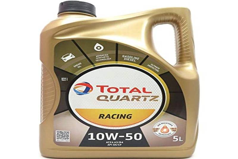 Total Quartz Racing 10 W-50 Motoröl, 5 Liter von Total