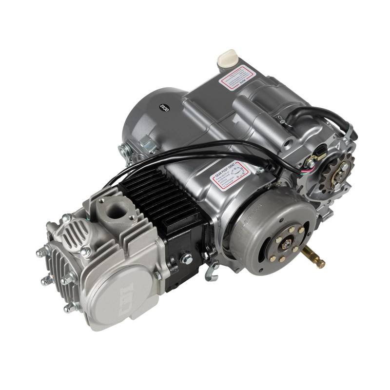 TouSuaRSi 125CC Motor 4 Takt Motor Halbautomatisch Luftgekühlt Motor Einzylinder Antriebsmotor Standmotor mit CDI-Zündsystem Manual Clutch für Meisten Motorräder von TouSuaRSi