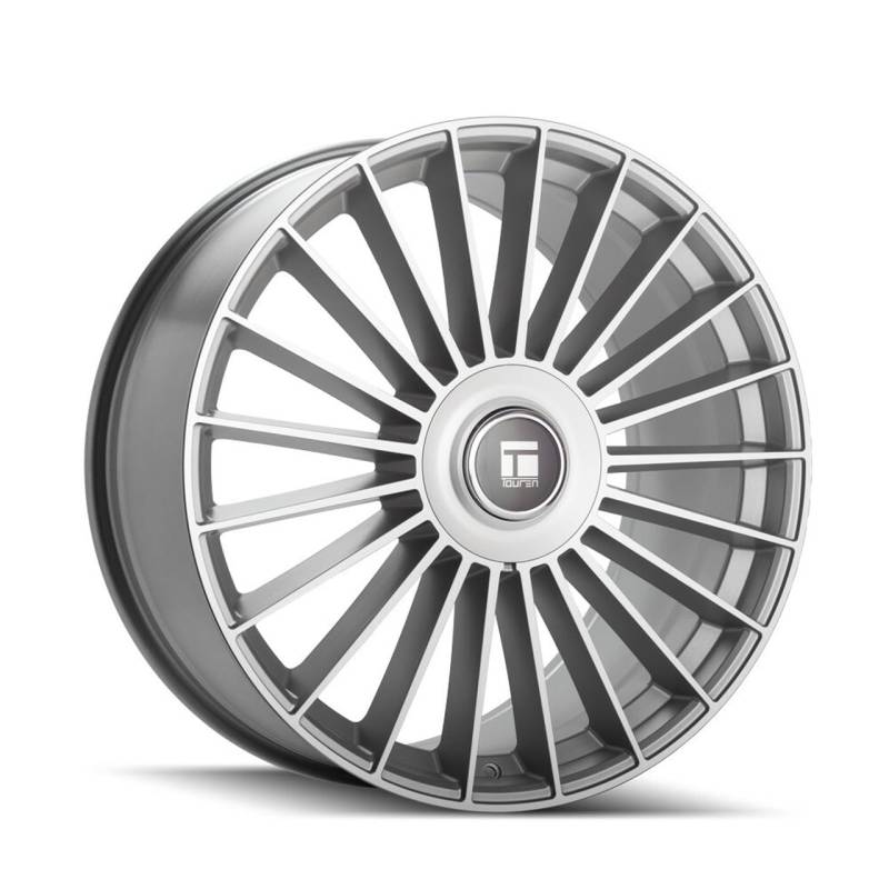Touren TR10 3610 Satin-Silber, bearbeitet, 24 x 10, 6-135/6-139,7, 25 mm, 87,1 mm von Touren