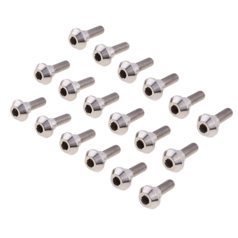 Toygogo 18pcs Bremsscheiben Schrauben für Suzuki GSXR/Yamaha R1 R6 FZ600 FZ1000 FJR1300, M6 x 20mm von Toygogo