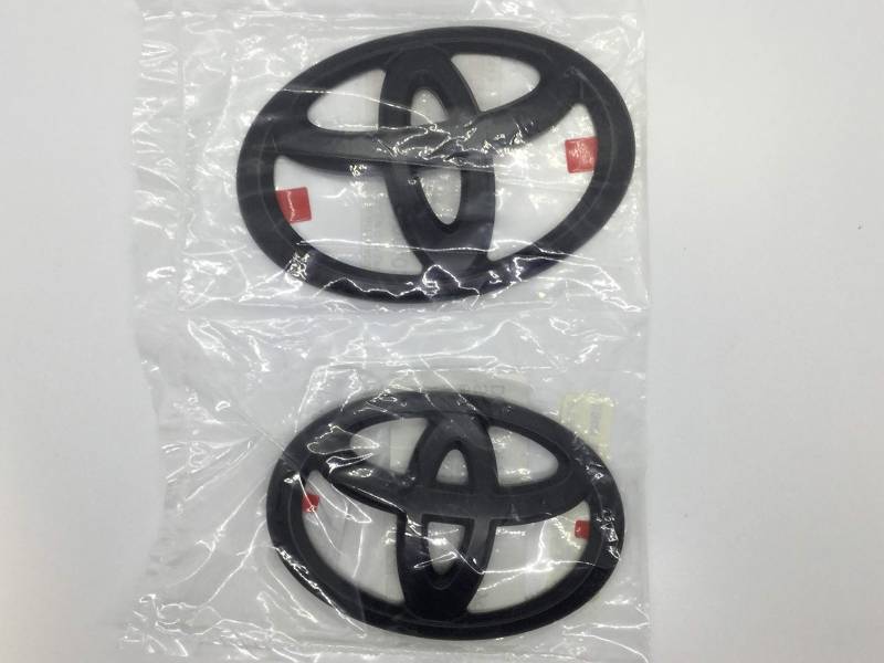 Toyota, 4Runner Nightshade, 2-teiliges Emblem-Abdeck-Set, schwarz, Artikelnummer PT948-89190-02 von Toyota