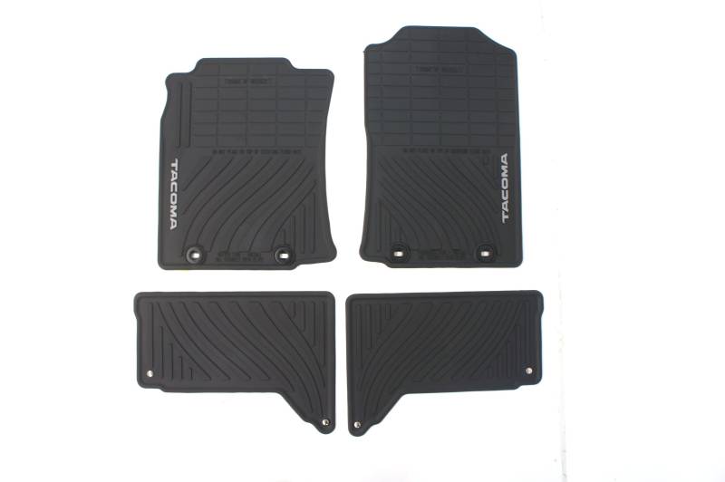 TOYOTA Original Zubehör pt908–35126–20 vorne und hinten Allwetter-Fußmatten – (schwarz), Set von 4 von Toyota