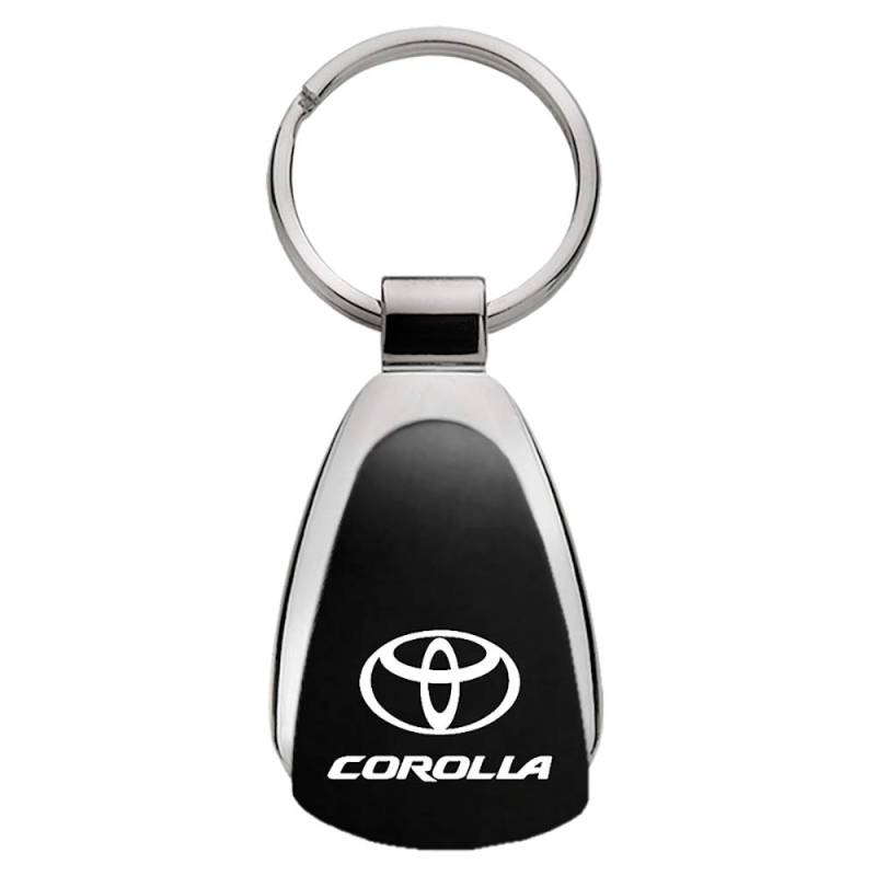 Toyota Corolla Schwarz Tear Drop Schlüsselanhänger von Au-TOMOTIVE GOLD